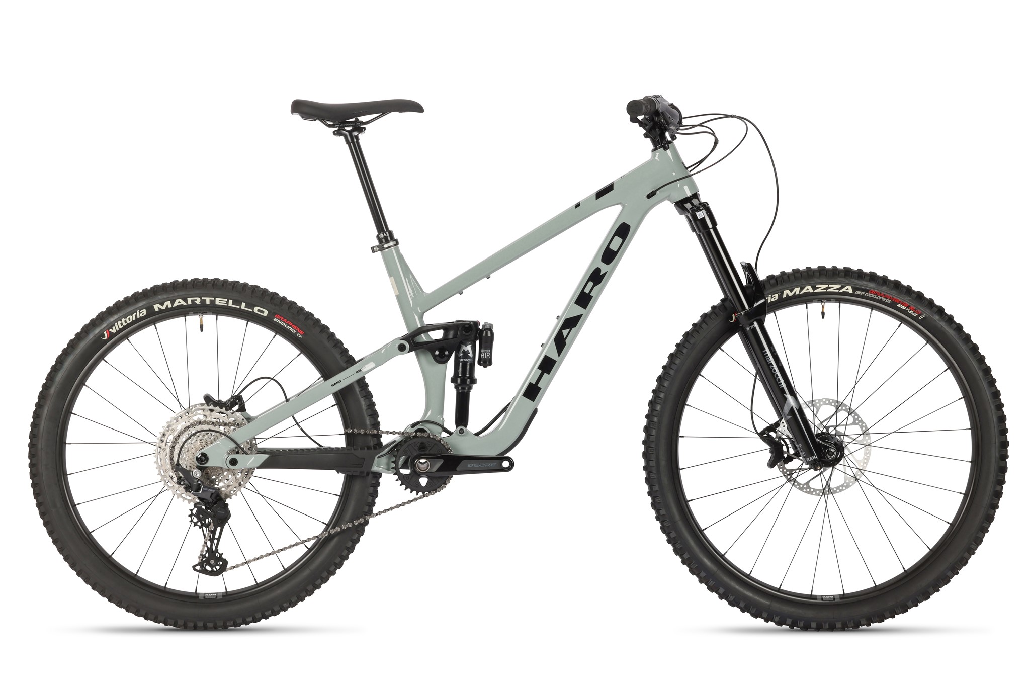 Bild von Haro Greer Alloy 2 Enduro Bike - Semi-Gloss Slate Blue/Black